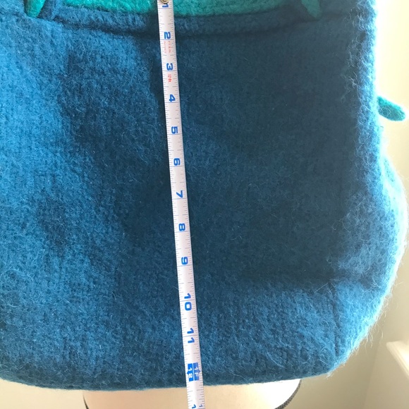 NWOT Large Boiled Wool handcrafted bag / purse - Picture 12 of 12